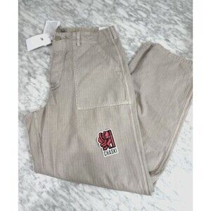 Nike Life Fatigue Pants Cotton Canvas Light Khaki Utility Men 34 HJ0645-014 NEW